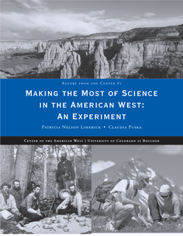Making the Most of Science in the American West: an Experiment