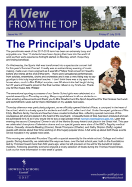 The Principal's Update