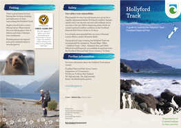 Hollyford Track Brochure
