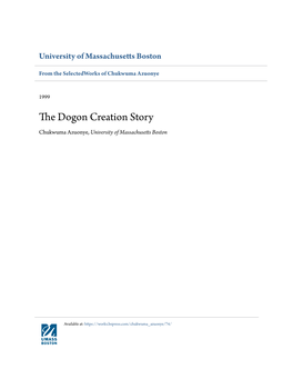 The Dogon Creation Story