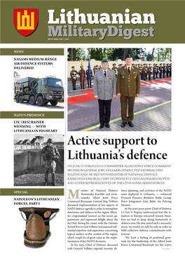 Active Support to Lithuania's Defence