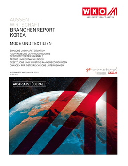 IO Brachenreport Korea Mode Und Textilien