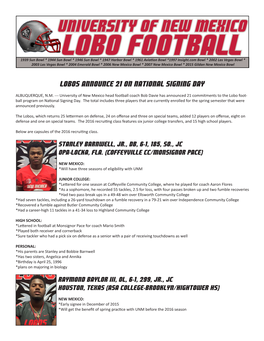 Lobo Football