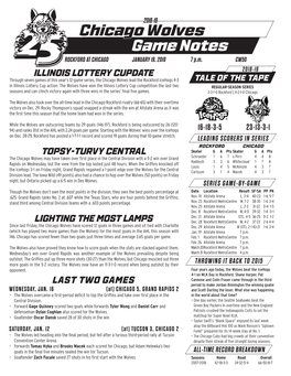 Chicago Wolves Game Notes ROCKFORD at CHICAGO JANUARY 19, 2019 7 P.M