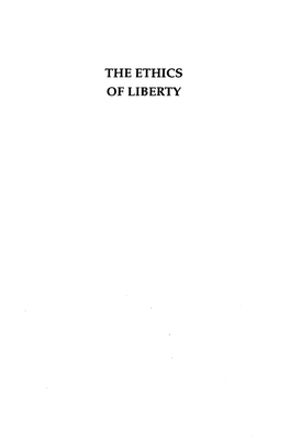 Ethics of Liberty by Murray N. Rothbard