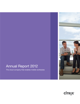 2012 Annual Report to the Most Directly Comparable GAAP Financial Measure