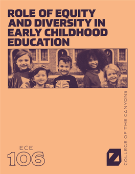 Role of Equity and Diversity in Early Childhood Education (English)