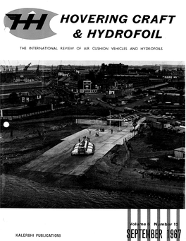 Hover Craft & Hydrofoil September 1967