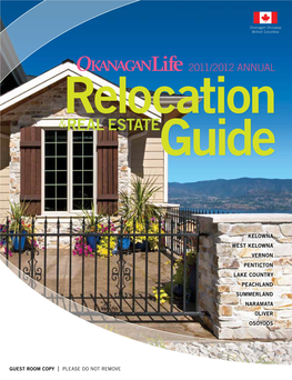 Okanagan Life Real Estate and Relocation Guide 2011/2012