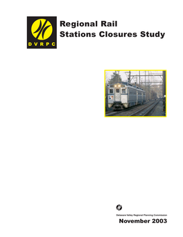 Regional Rail Stations Closure Study