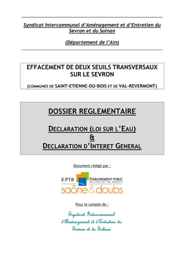Syndicat Intercommunal D' Amenagement De La Valliere Et De Ses Affluents