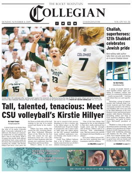 Tall, Talented, Tenacious: Meet CSU Volleyball's Kirstie Hillyer