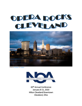 65Th Annual Conference January 8-11, 2020 Hilton Cleveland Downtown Cleveland, Ohio