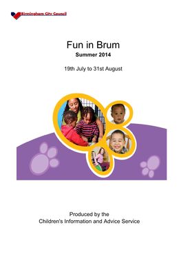 Fun in Brum Summer 2014