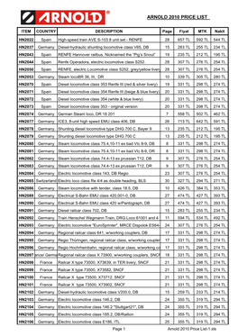 Arnold 2010 Price List-1.Xls ARNOLD 2010 PRICE LIST