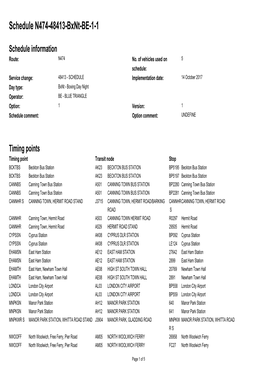 Standard Schedule N474-48413-Bxnt-BE-1-1