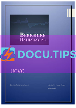 Berkshire Hathway UCVC