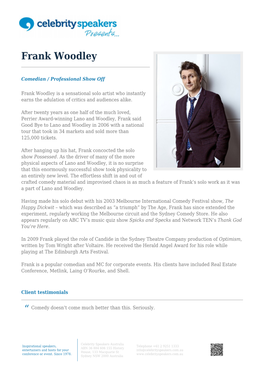 Frank Woodley