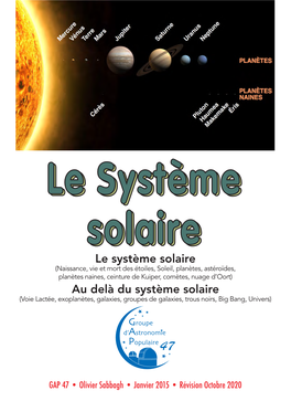 Le Système Solaire