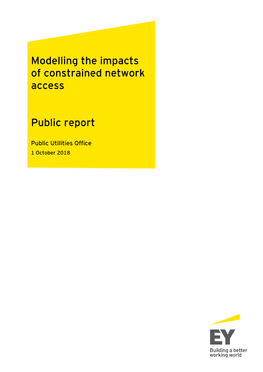 Modelling the Impacts of Constrained Network Access