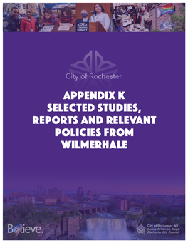 Appendix K Selected Studies, Reports and Relevant Policies from Wilmerhale