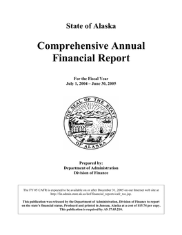 Comprehensive Annual Financial Report