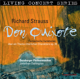Richard Strauss Don Quixote Fantastische Variationen Über Ein Thema Ritterlichen Charakters Op