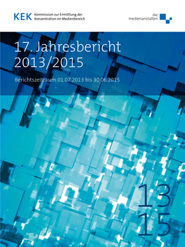 17. Jahresbericht 2013/2015