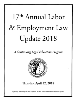 17Rh Annual Labor & Employment Law Update 2018