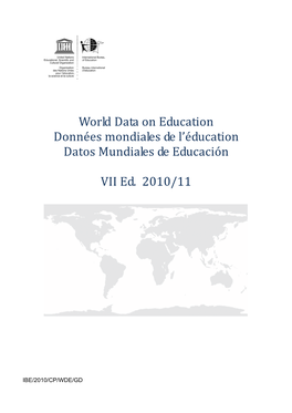 Grenada; World Data on Education, 2010/11