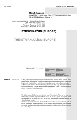 Istarski Kazun (Europe)