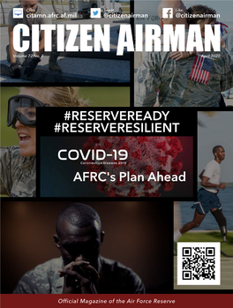 AFRC's Plan Ahead #RESERVERESILIENT