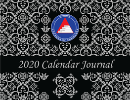 Calendar Journal 2020