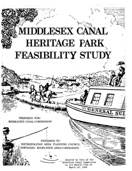 Middlesex Canal Heritage Park Feasibility Study