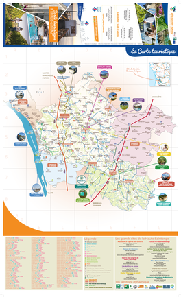 La Carte Touristique Bor DE COMMUNES COMMUNAUTÉ T L a Eugne, Jonzac