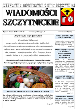 Wiadomości Szczytnickie Nr 29/2018