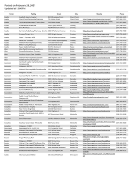 Louisiana COVID-19 Vaccination Sites