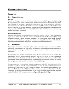 Chapter 2 Area Profile