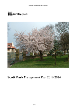 Scott Park Management Plan 2019-2024
