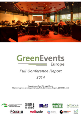 Full Conference Report 2014