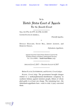 United States Court of Appeals for the Seventh Circuit ______Nos