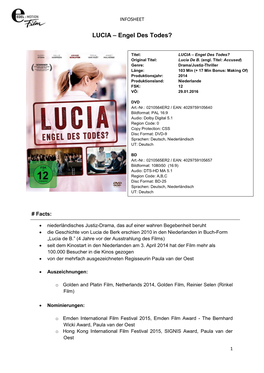 LUCIA – Engel Des Todes?