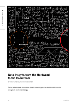 Data Insights from the Hardwood to the Boardroom