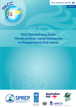 Coastal Development on Mangaia Island, Cook Islands SPREP LIBRARY/IRC CATALOGUING-IN-PUBLICATION DATA