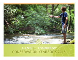 CONSERVATION YEARBOOK 2016 About