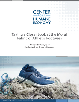 Taking a Closer Look at the Moral Fabric of Athletic Footwear