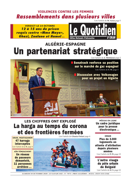 Pdf Le Quotidien D Oran