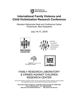International Family Violence and Child Victimization Research Conference