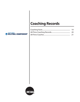 Coaching Records