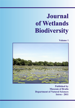 Journal-Of-Wetlands-Biodiversity-2011